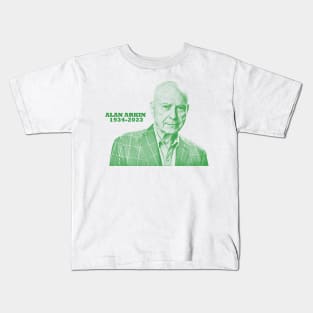 Alan Arkin - greensolid stylee Kids T-Shirt